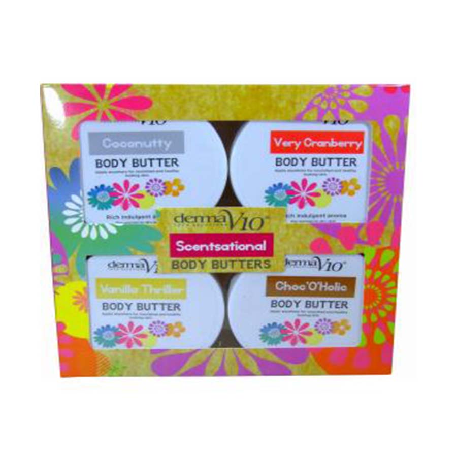 Derma V10 Body Butter Minis - Pack of 4 * 50ml each