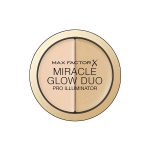 Max Factor Miracle Glow Duo Highlighter - 10 Light (11g)