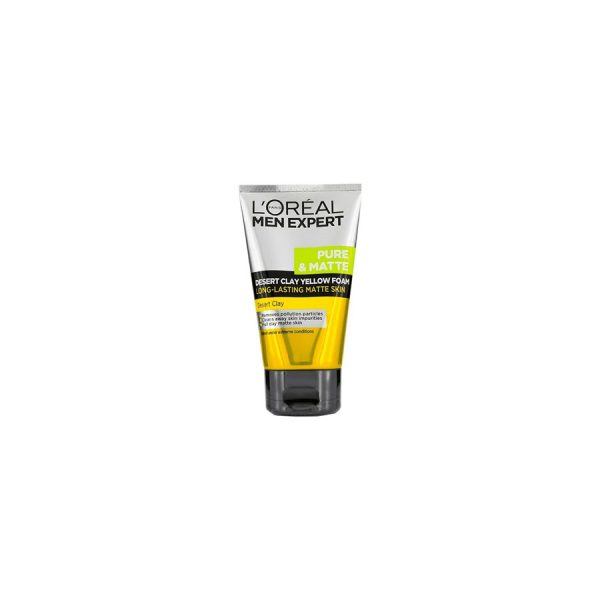 L'Oreal Men Expert Pure and Matte Desert Clay Yellow Foam